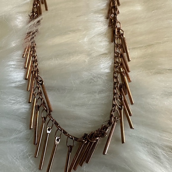 🧡10/$10 Paparazzi Copper Fringe Necklace - Picture 3 of 5